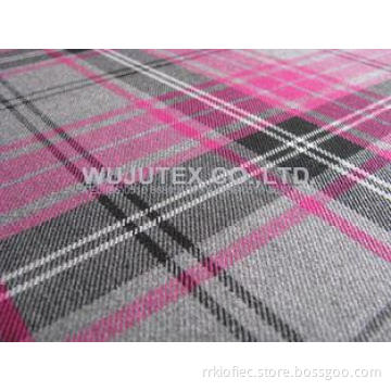 TR Check 65% Polyester 35% Rayon Yarn Dyed Fabric Item No.
